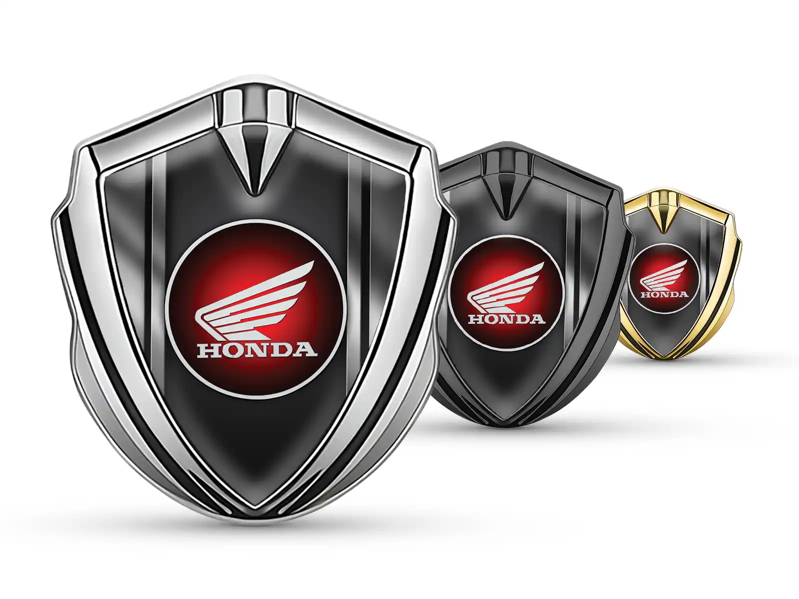 Honda Domed 3D Abzeichen Langlebig Premium Domed 3D